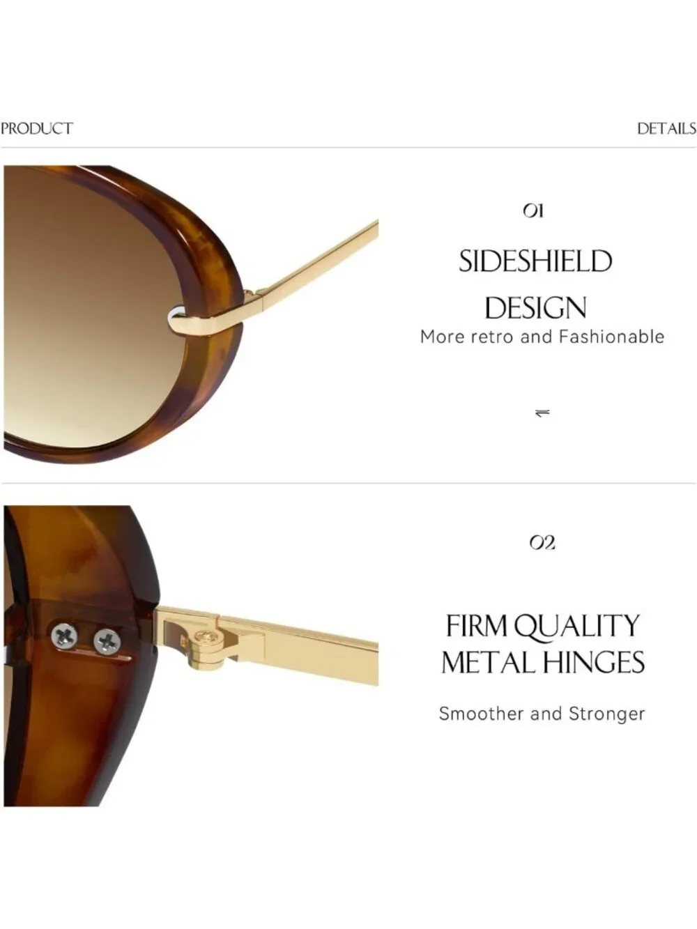 Trendy Oversized Retro Aviator Sunglasses for Women | 70s-Inspired, UV400